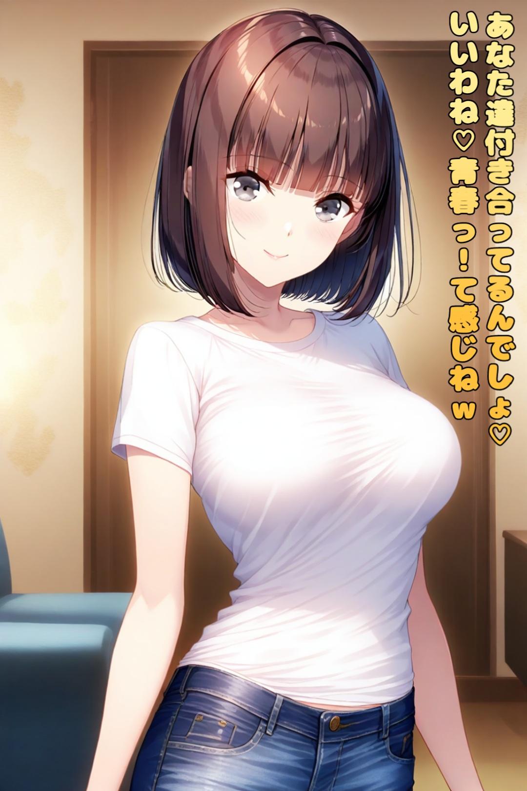 【ママちゃん】付き合ってる幼馴染のママが好きで欲情した日①＋おまけ2枚