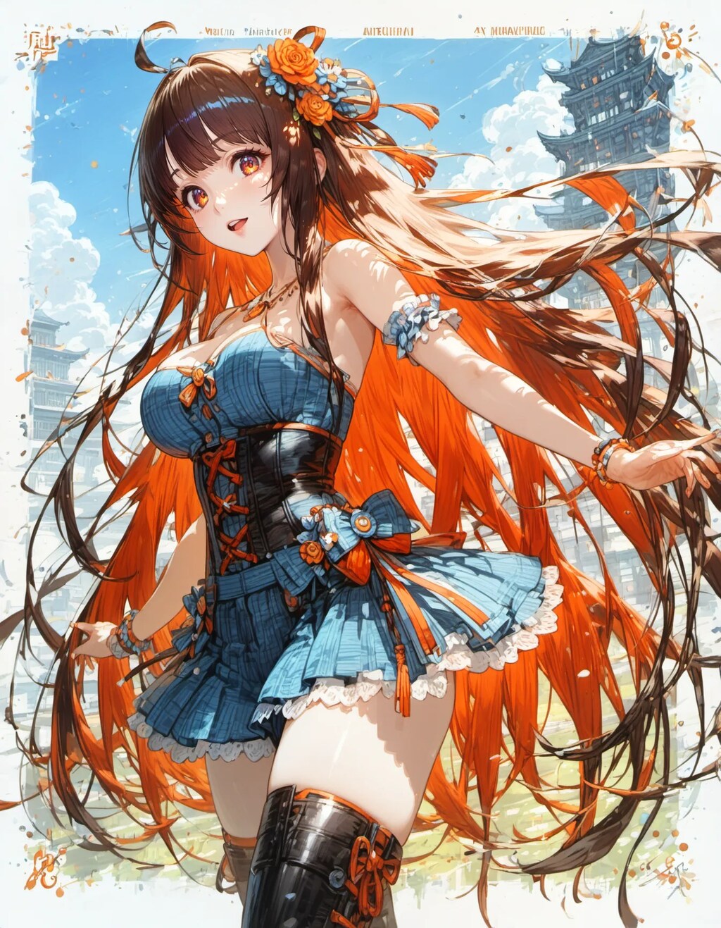 Oriental Corset Fury