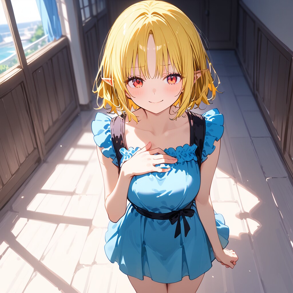 金髪エルフさん②