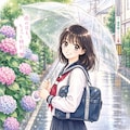 六月、透明な傘の下で 3枚目
