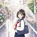六月、透明な傘の下で 5枚目
