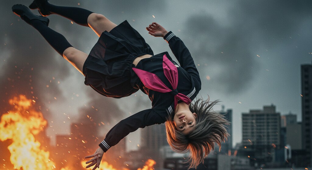 戦え！セーラー戦士！〜動きの構図練習