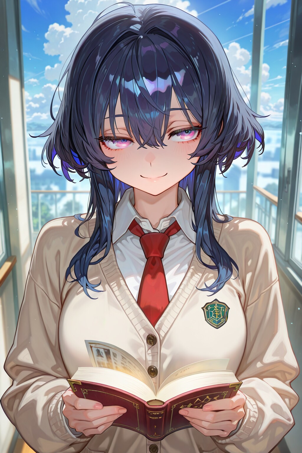 闇がありそうな読書娘ちゃん