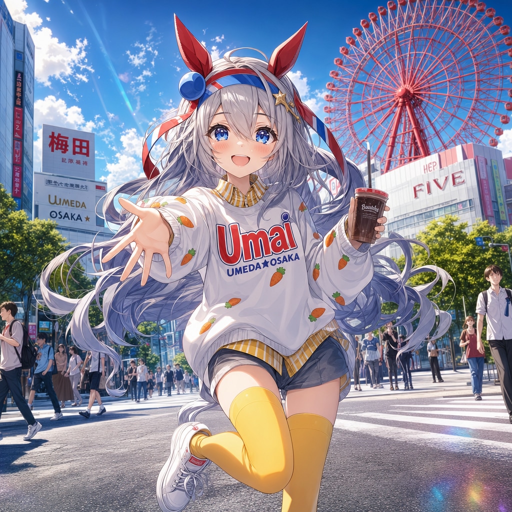 大阪を満喫するタマモクロス