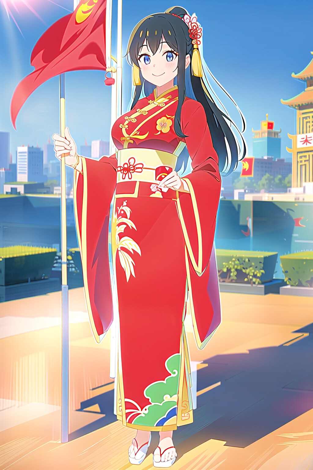 旗袍とトガです