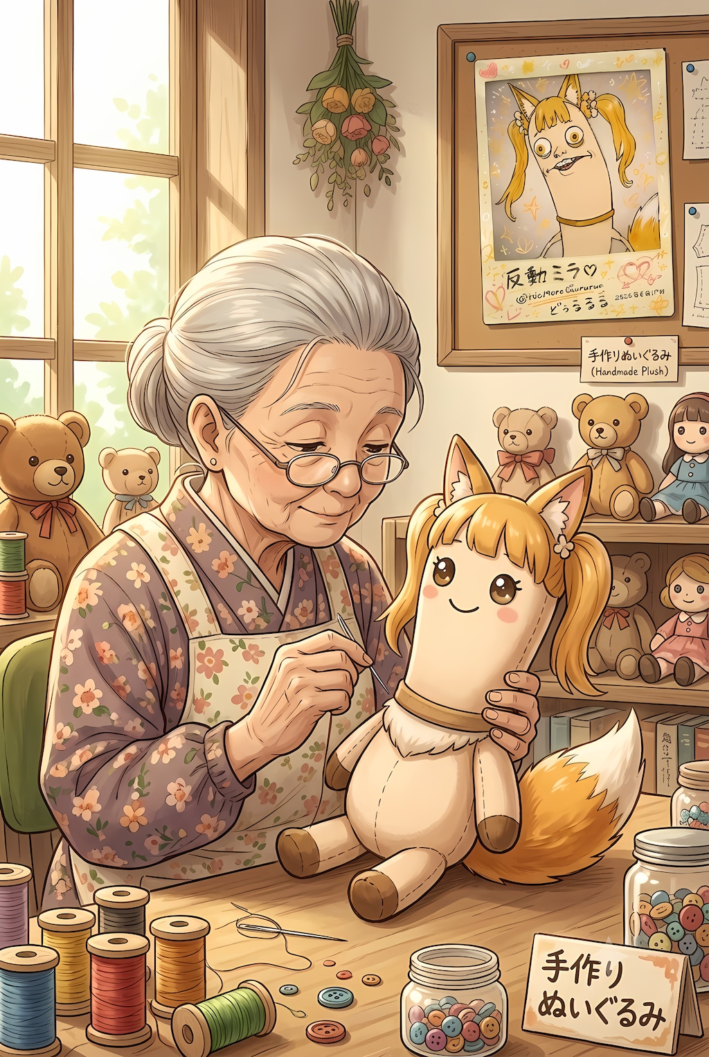 ベテラン職人のぷいぐるみ工房