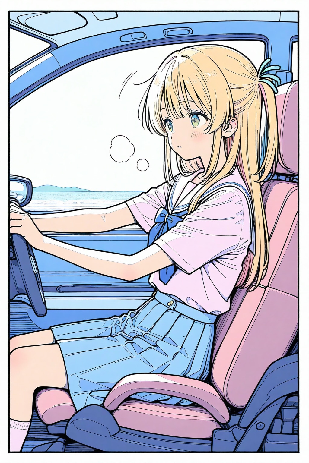 初ドライブ | の人気AIイラスト・グラビア