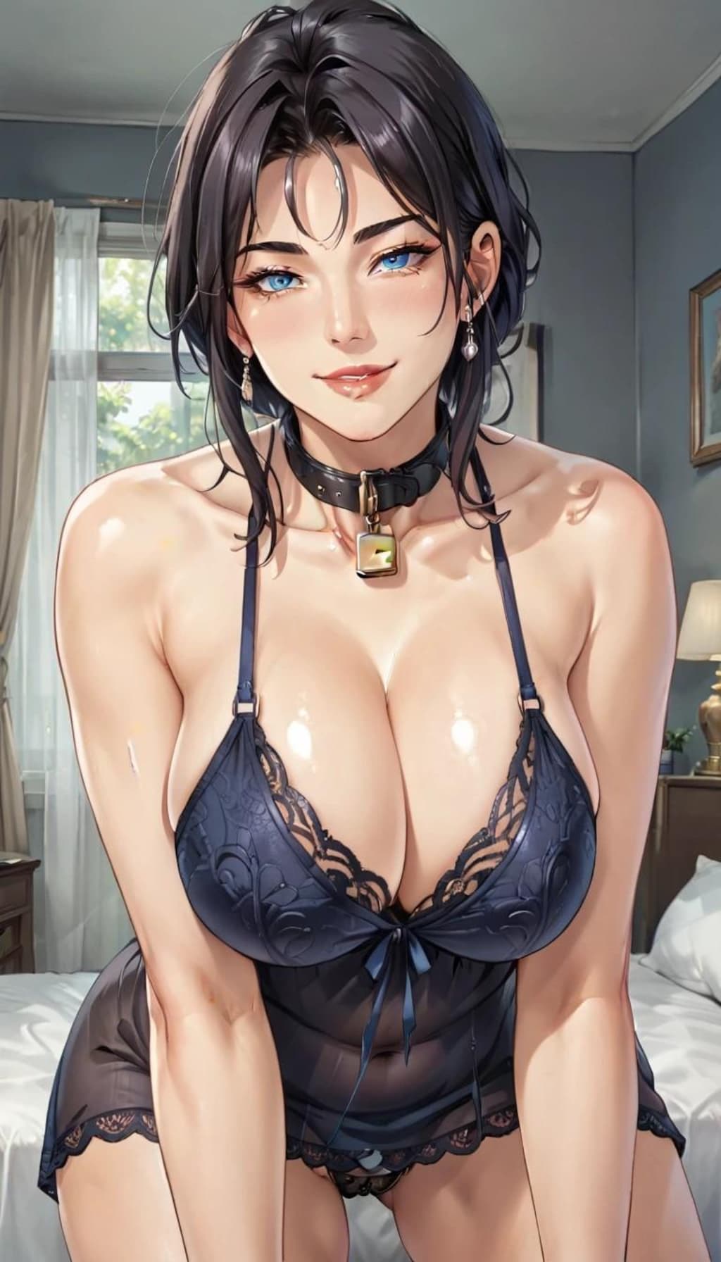 ネグリジェ姿で待ち構える嫁の母