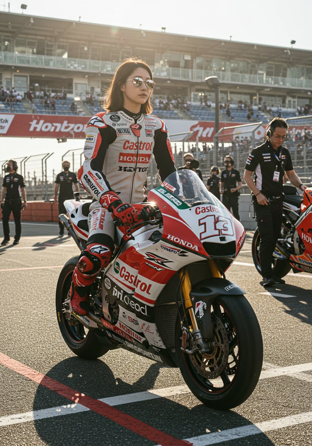 Moto GPに参戦する謎の女性ライダー