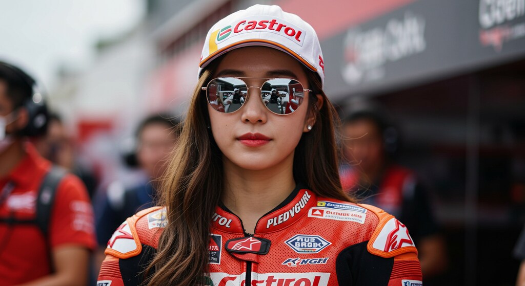Moto GPに参戦する謎の女性ライダー