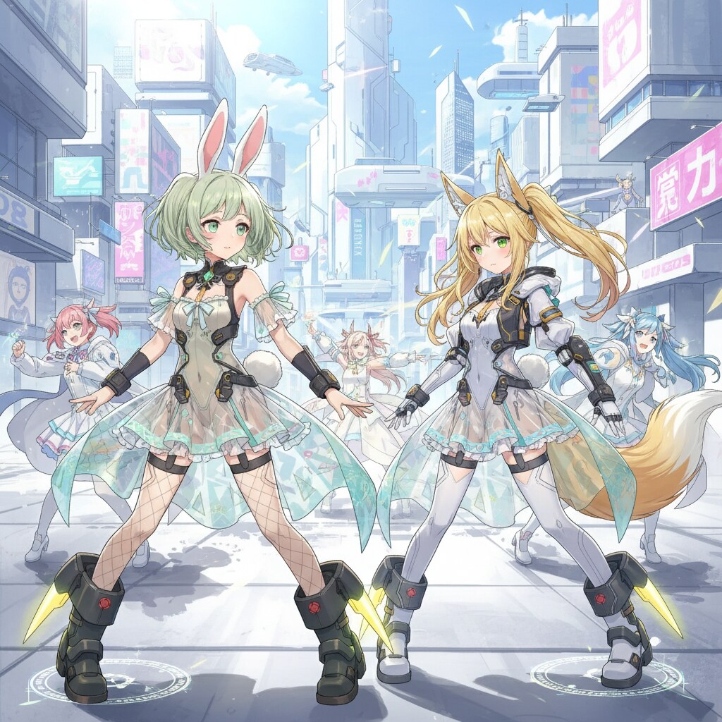 DAISYちゃん QILINちゃん