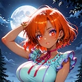 幻想的な褐色美女 9枚目