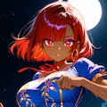 幻想的な褐色美女 4枚目