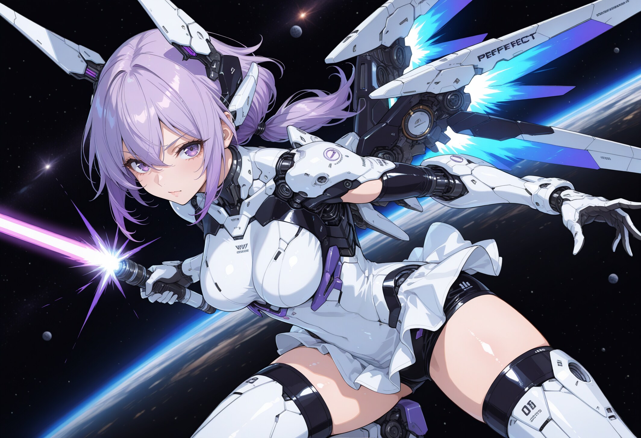 宇宙とメカ娘