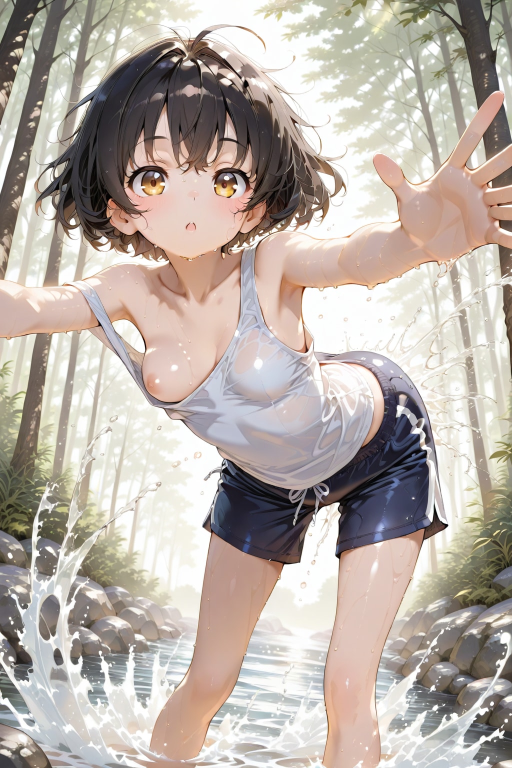 片乳が出てしまった姪
