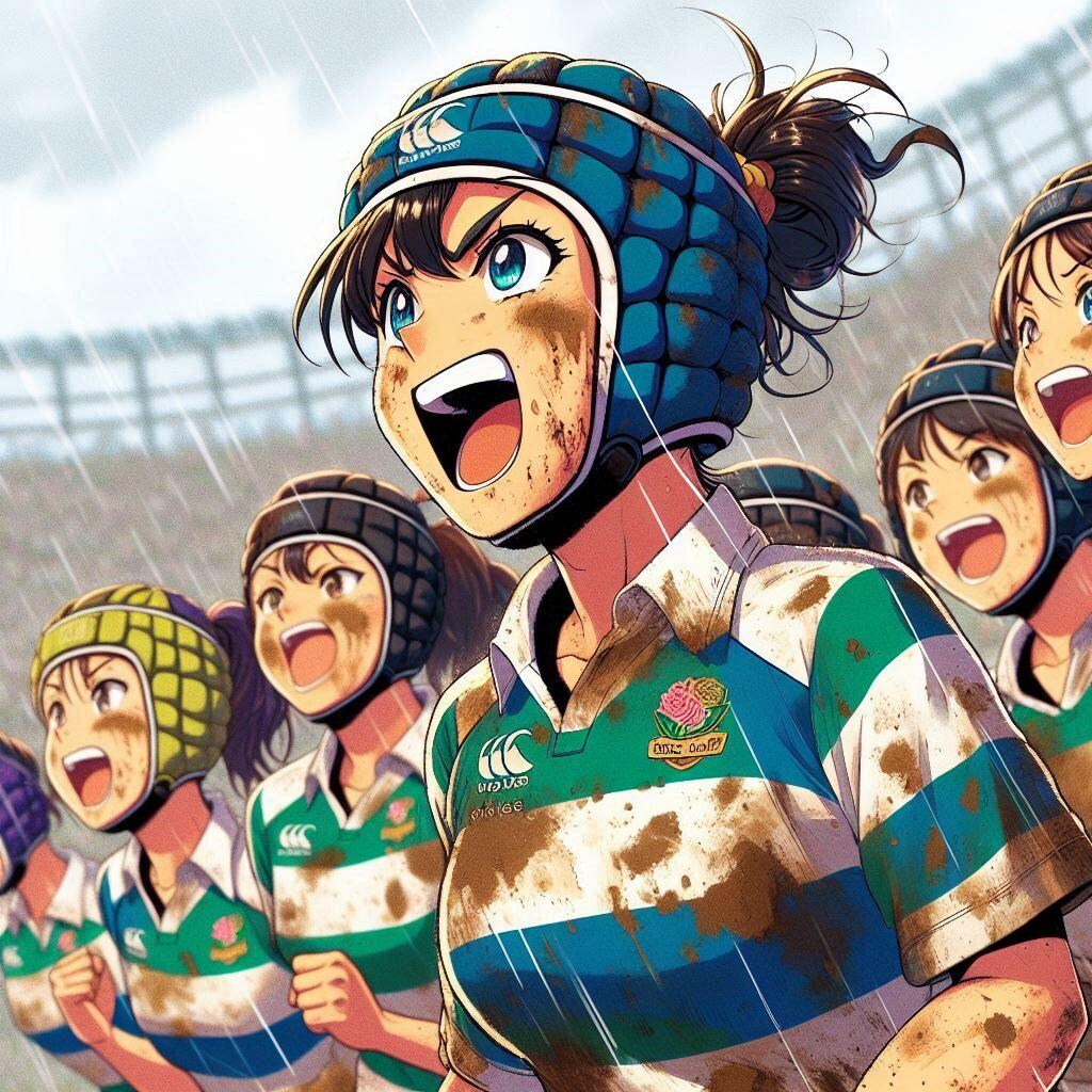 🏉泥まみれの女子ラグビー 139