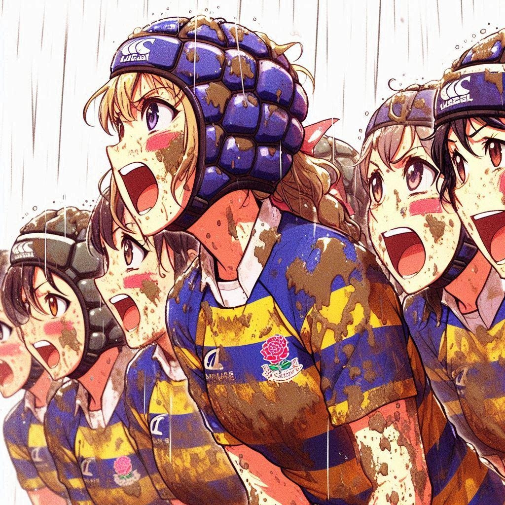 🏉泥まみれの女子ラグビー 139