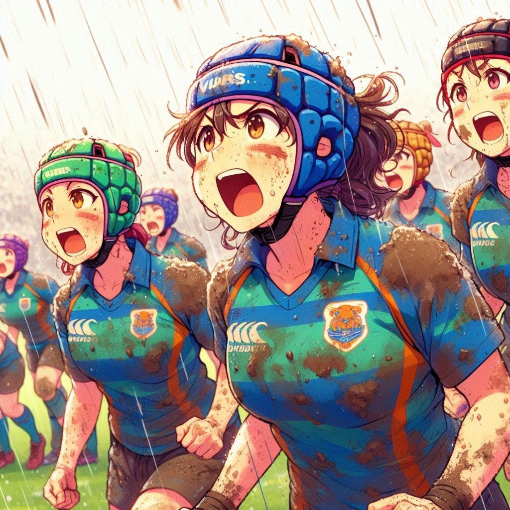 🏉泥まみれの女子ラグビー 139