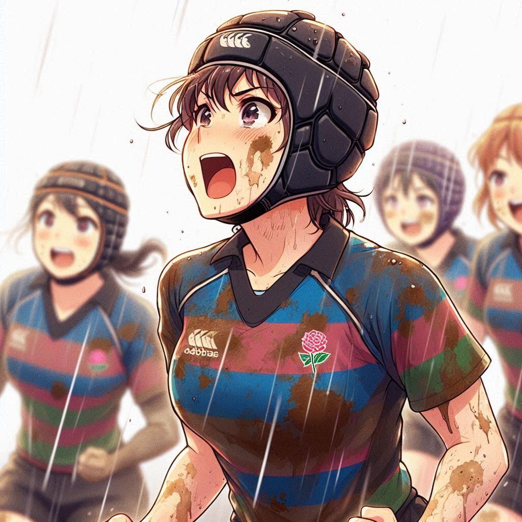 🏉泥まみれの女子ラグビー 139