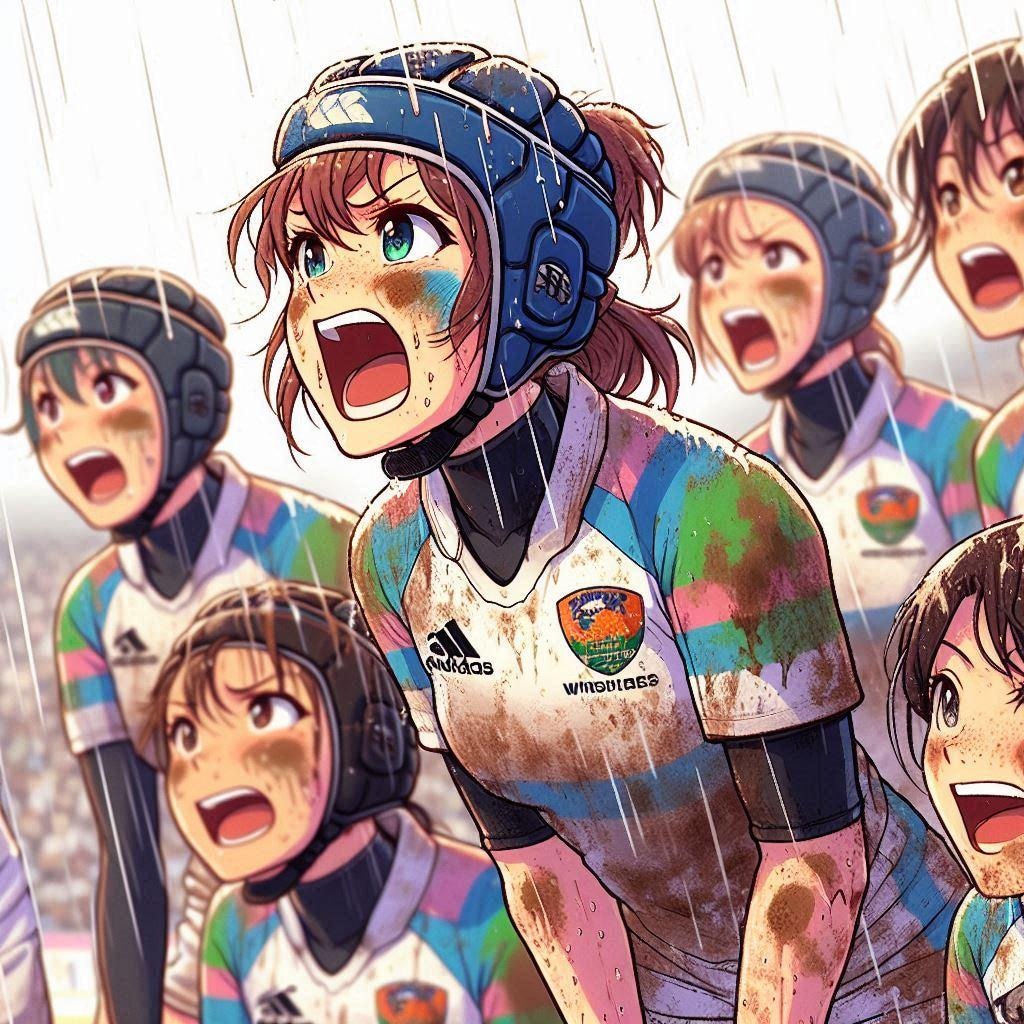 🏉泥まみれの女子ラグビー 139