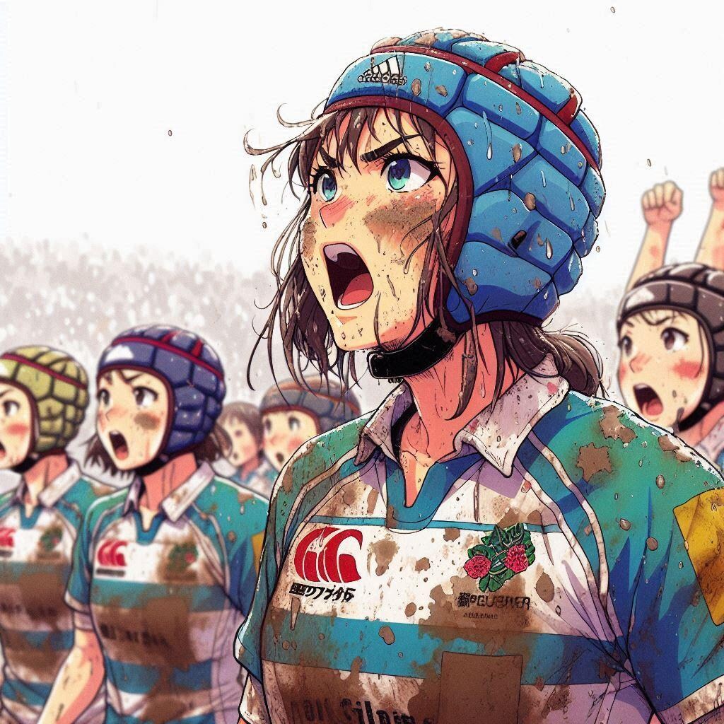 🏉泥まみれの女子ラグビー 139
