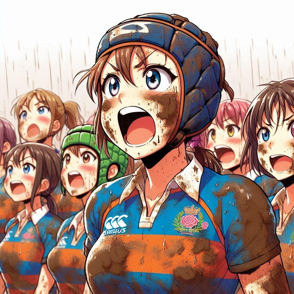 🏉泥まみれの女子ラグビー 139