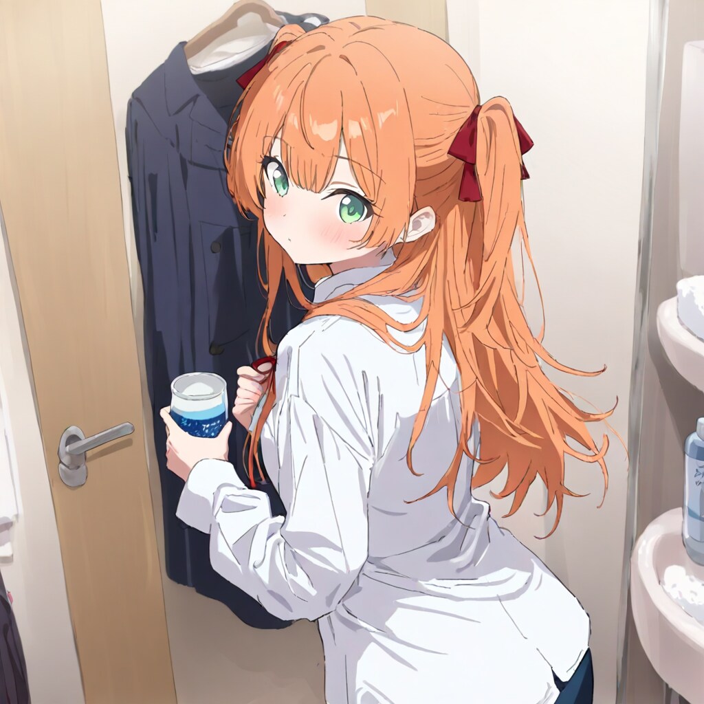 お風呂から出たら牛乳