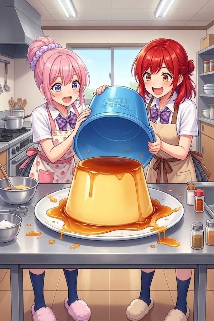 バケツでプリン | の人気AIイラスト・グラビア