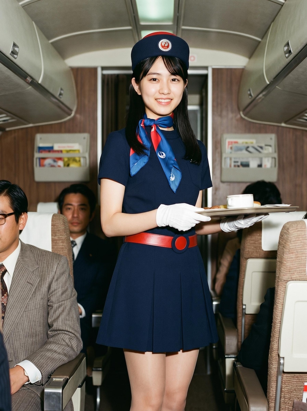 昭和レトロのスチュワーデス