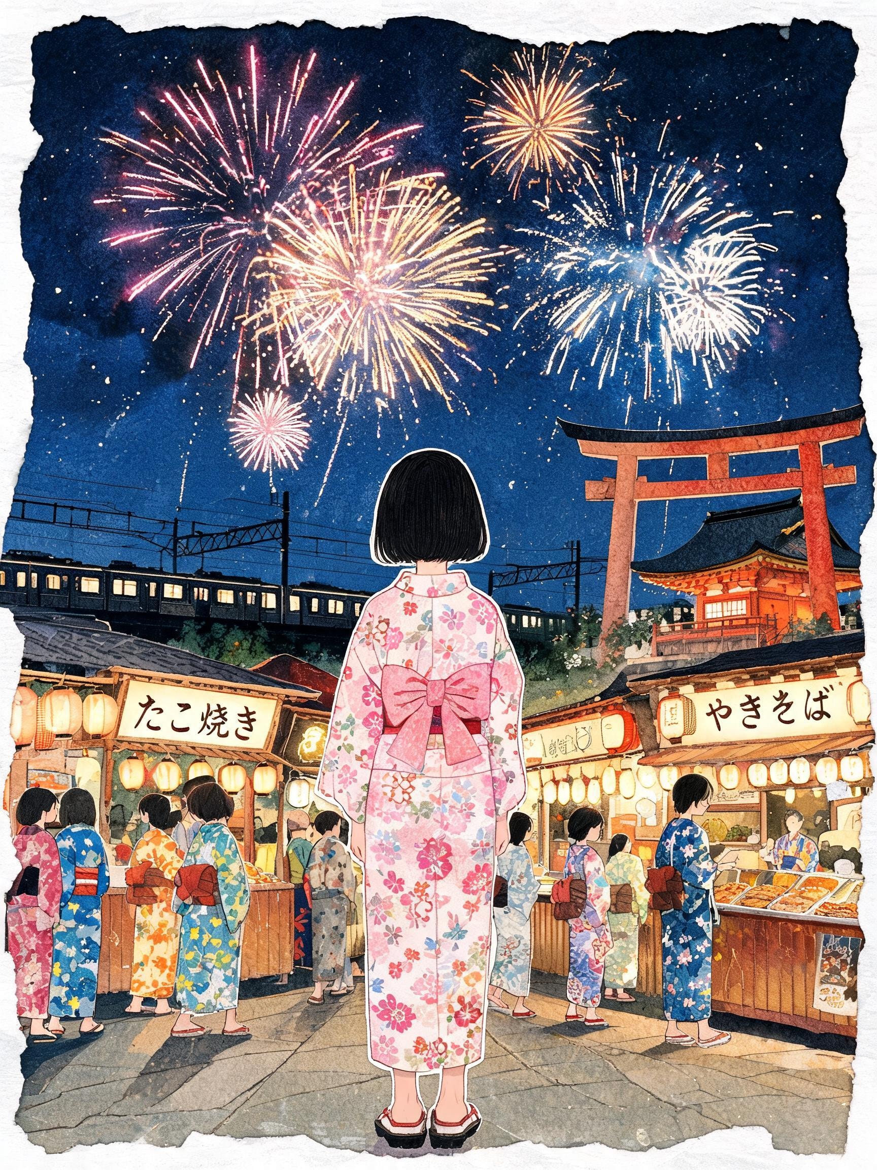 夏祭り | の人気AIイラスト・グラビア