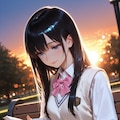 本好きの黒髪ちゃん 4枚目