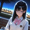 本好きの黒髪ちゃん 5枚目