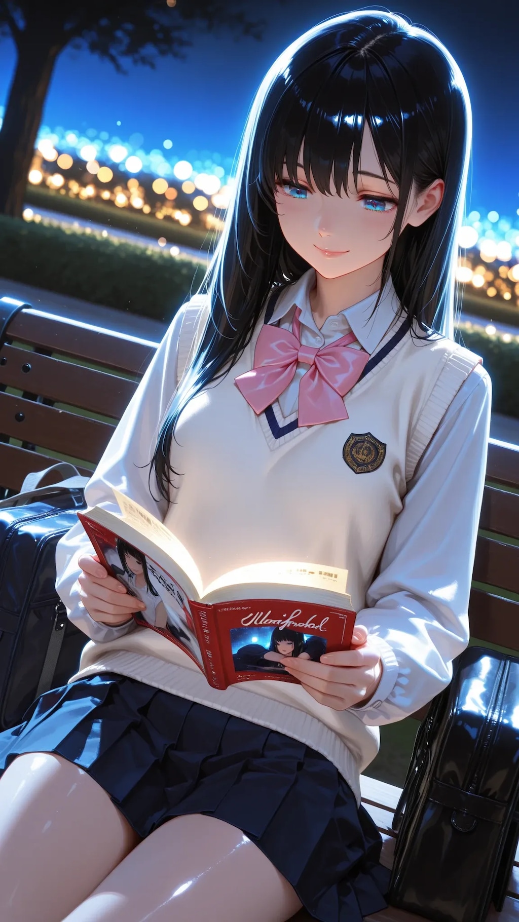 本好きの黒髪ちゃん