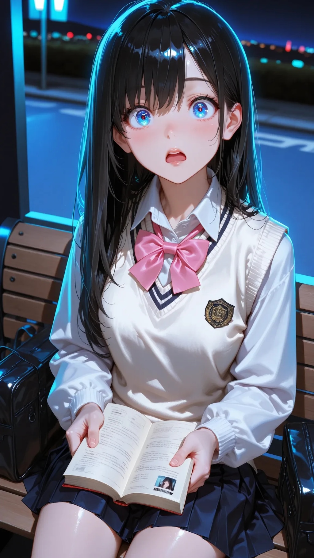 本好きの黒髪ちゃん
