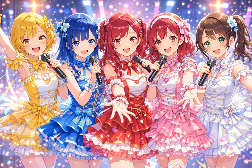 5人でidol！