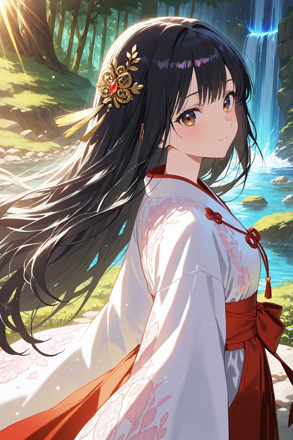 異世界神社の巫女さん（神楽さん）