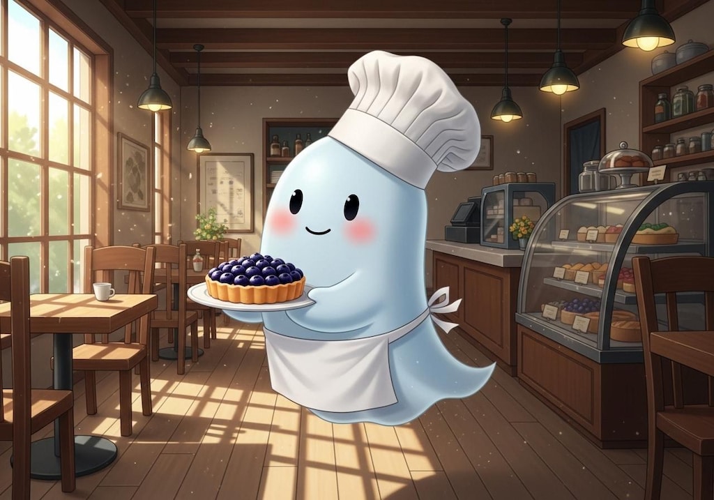 デザートのブルベリータルト