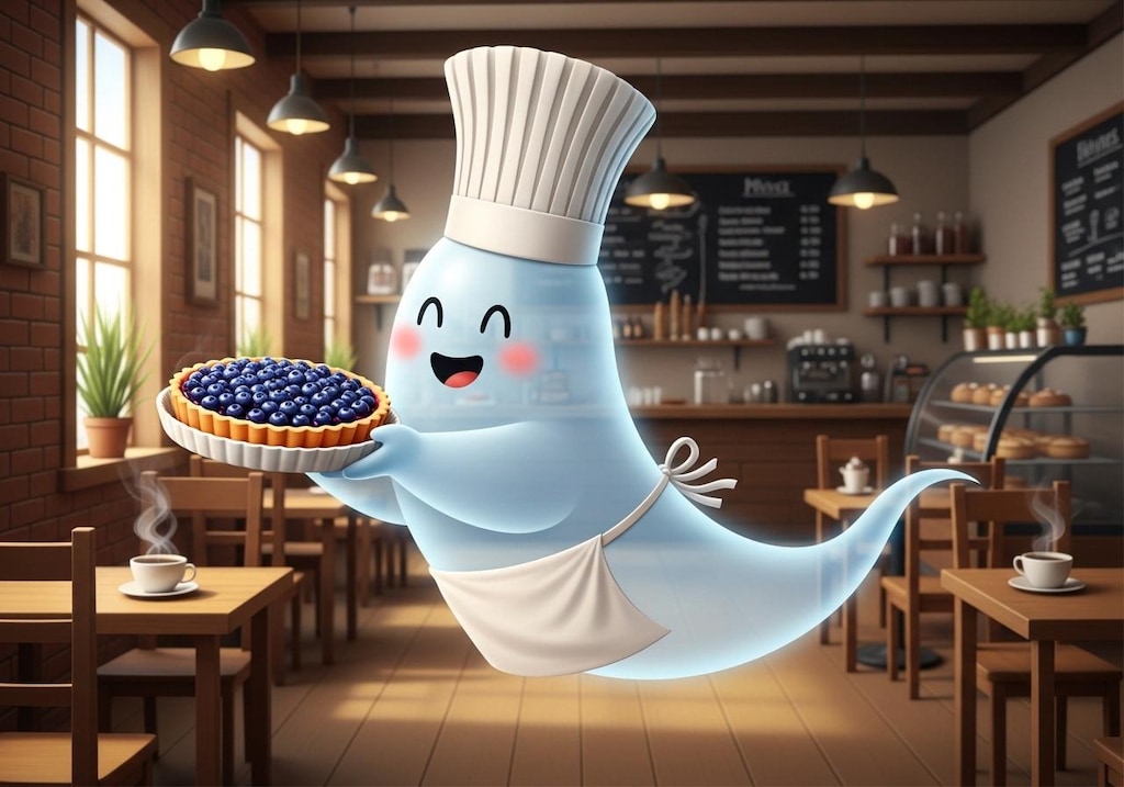 デザートのブルベリータルト