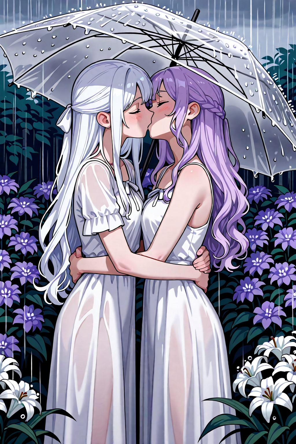 LILYちゃんとLILACちゃんの百合