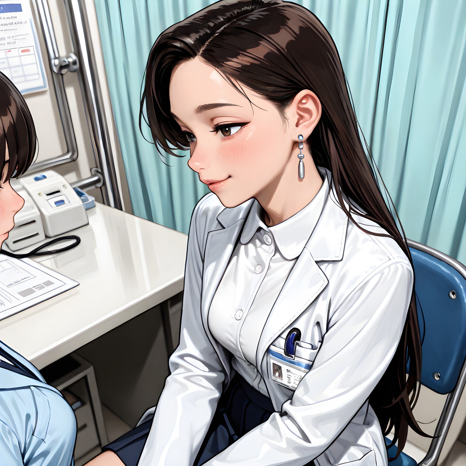 【#保健室】あるある～憂いの表情で女生徒の話を聞く保健医