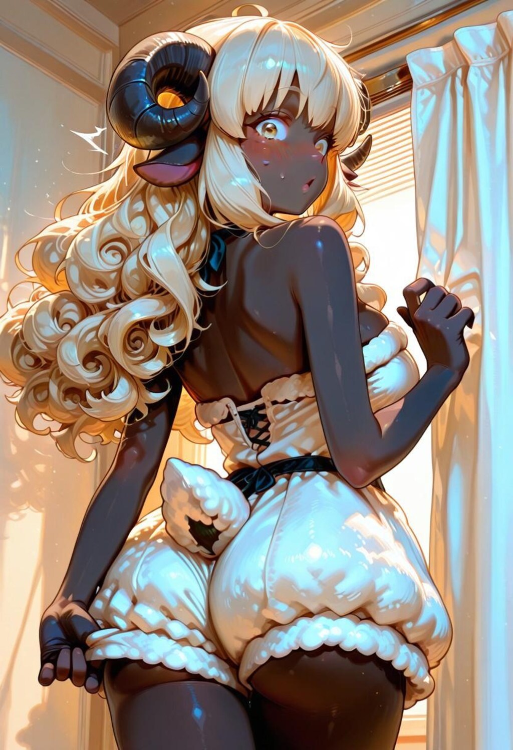 ただいま換毛中🐏