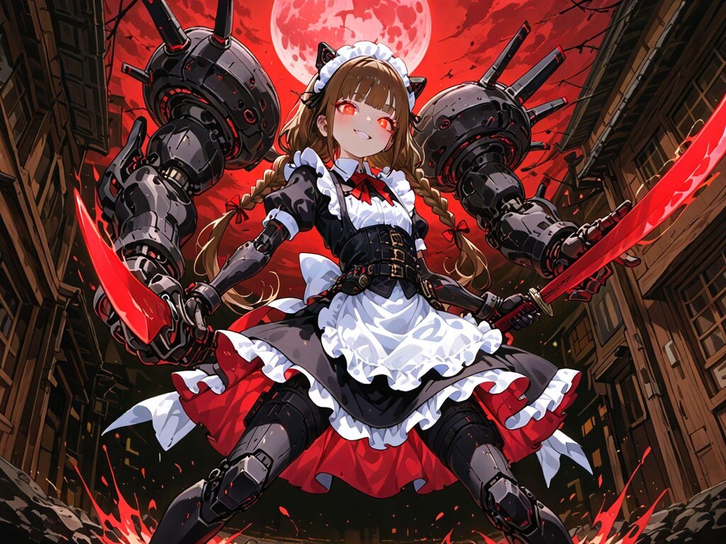 メイド服と復腕