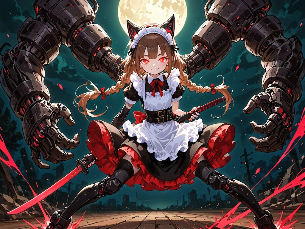 メイド服と復腕