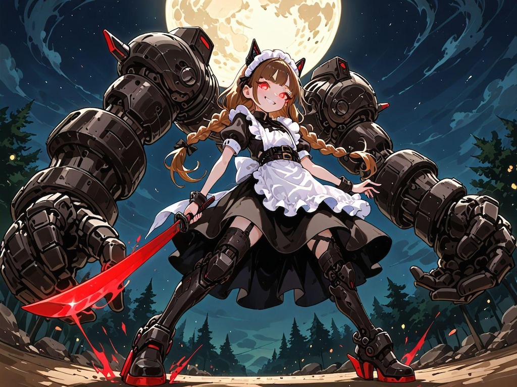 メイド服と復腕