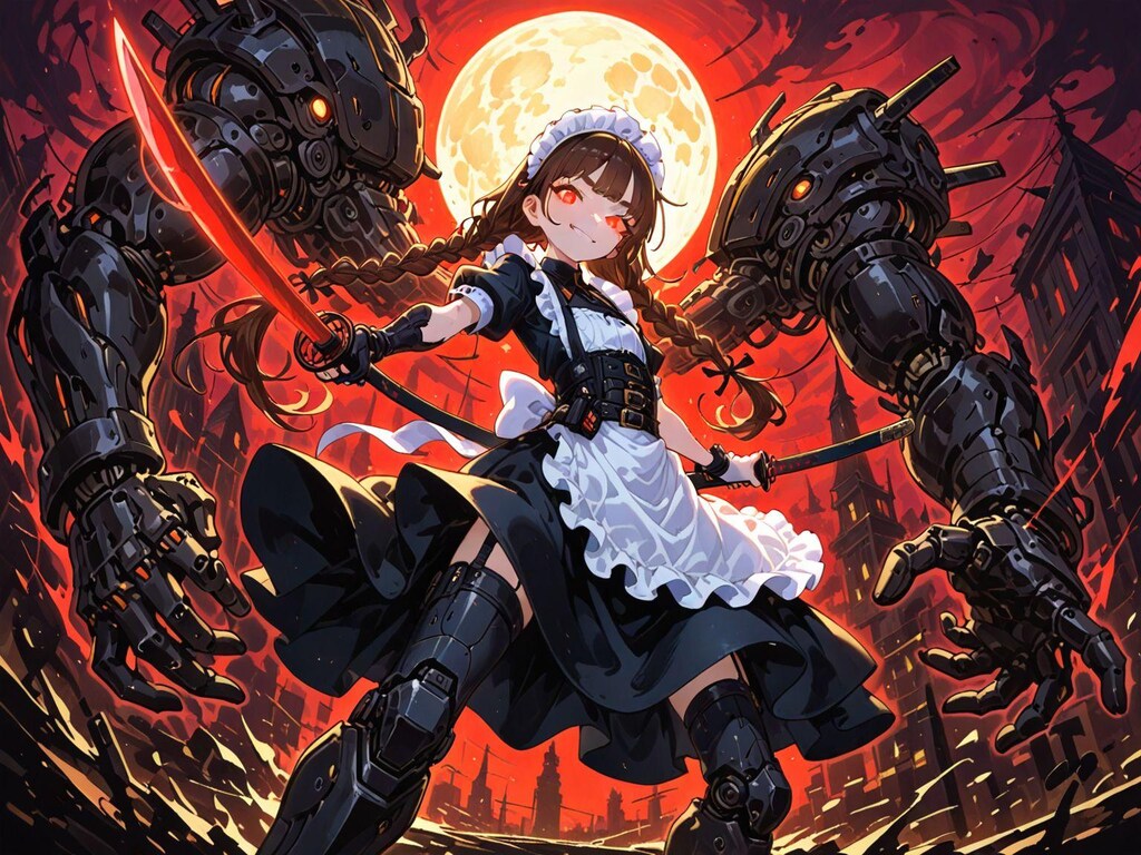 メイド服と復腕