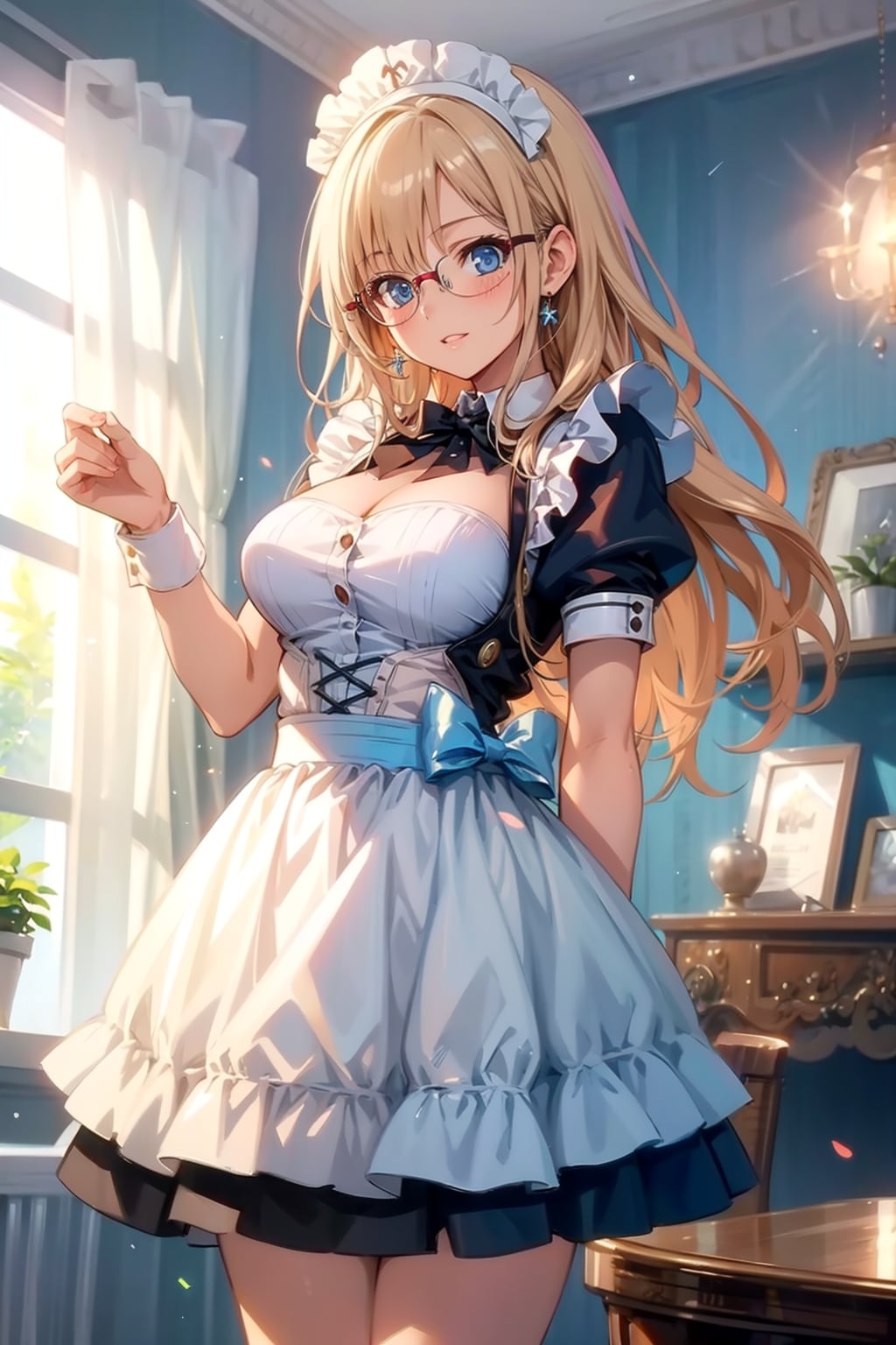 メガネ美少女メイド
