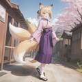 狐っ娘に和服を 8枚目