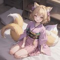 狐っ娘に和服を 4枚目