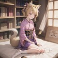 狐っ娘に和服を 7枚目