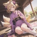 狐っ娘に和服を 3枚目